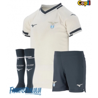 Lazio Echipament de Fotbal Replică 2025-26 Copii Deplasare (+ Șorturi)